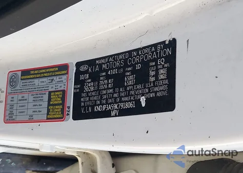 2019 Kia Soul + from USA, damaged, VIN KNDJP3A59K7918061